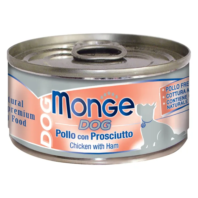 Monge Natural 24 x 95 g - Kuře se sýrem