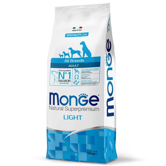 Monge Natural Superpremium All Breeds Light Losos s rýží - 12 kg