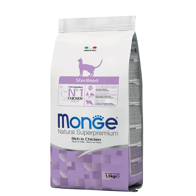 Monge Natural Superpremium Sterilised Rich Chicken - 1,5 kg