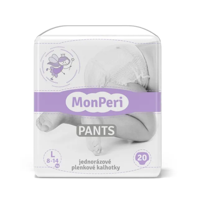 MonPeri Pants L 8-14 kg kalhotkové plenky 20 ks