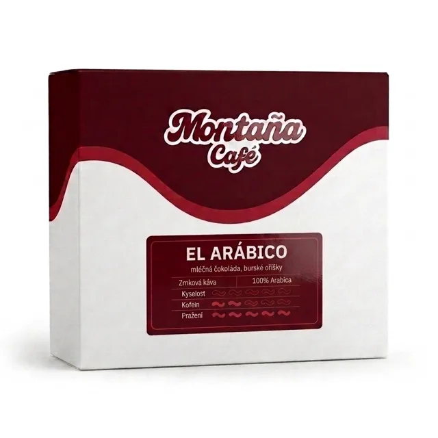 Montaña Café El Arábico zrnková káva 250 g