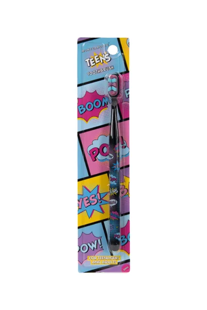 Montcarotte Teens Toothbrush Black zubní kartáček 1 ks