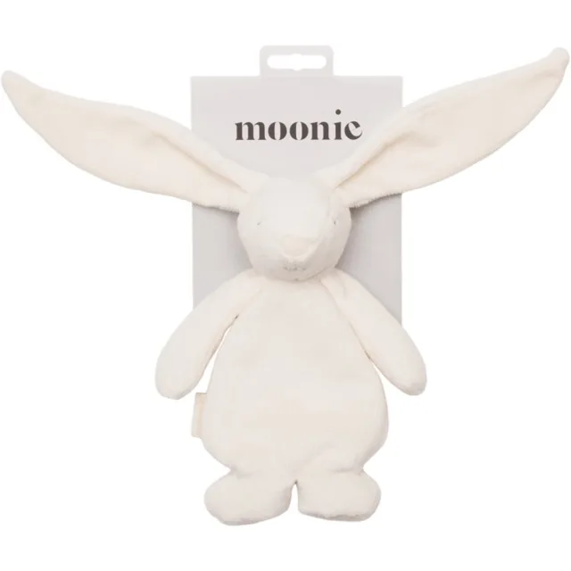Moonie Sensory Bunny plyšová hračka Cream 1 ks