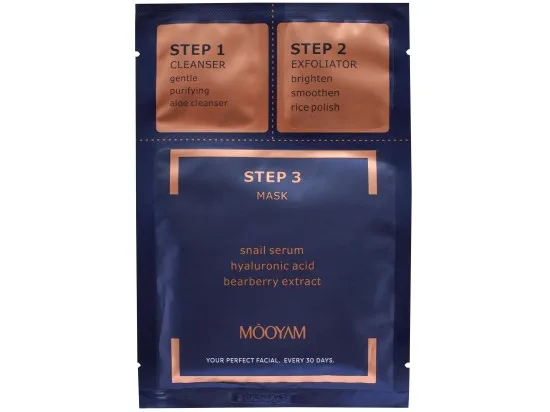 Mooyam 3-STEP pleťová maska ve třech krocích 31 ml