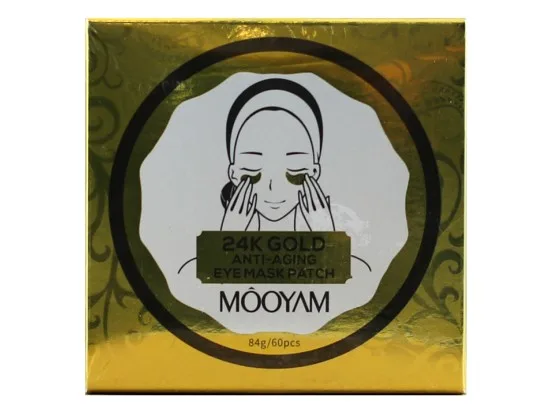 Mooyam oční maska 24K Gold Anti-age 60 ks