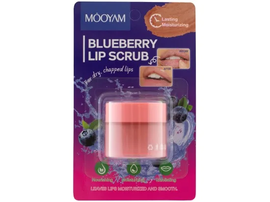 Mooyam peeling na rty s vůní borůvky 15 g