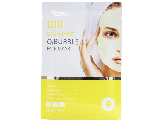 Mooyam pleťová maska Bubble koenzym Q10 25 ml