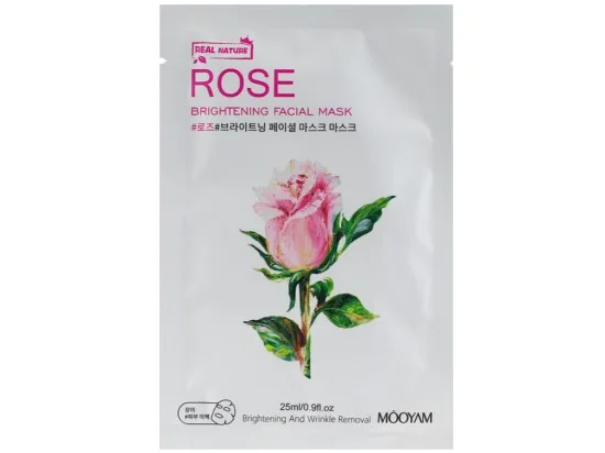 Mooyam pleťová maska Rose Brightening 25 ml