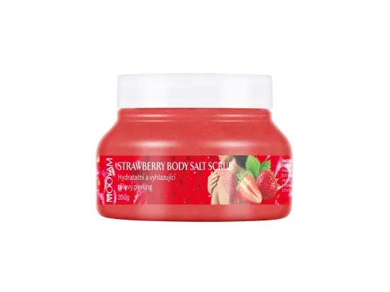 Mooyam tělový peeling jahoda 350 g