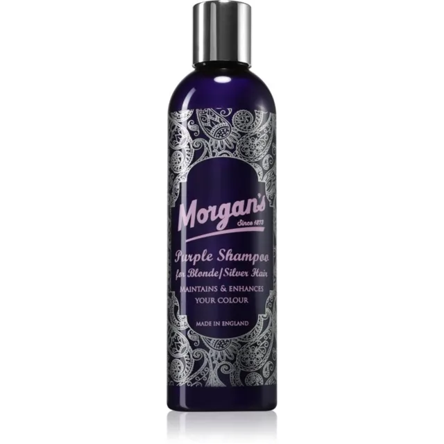 Morgan's Shampoo for Silver/Blonde Hair fialový šampon pro blond vlasy 250 ml