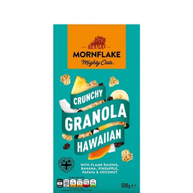 Mornflake Křupavá Granola Hawaiian 500 g