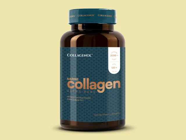 Mořský collagen - Collagenol - 120 kapslí / Herbavia.cz / doplněk stravy