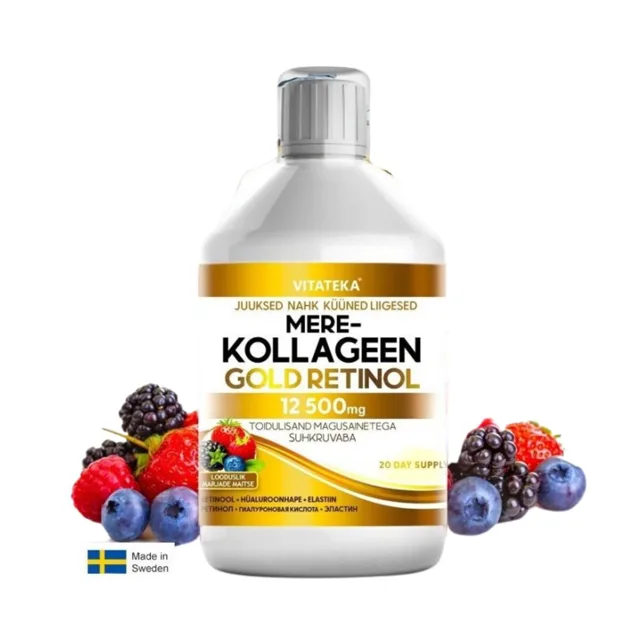 Mořský kolagen Gold s retinolem 12 500 mg - 500 ml - Vitateka