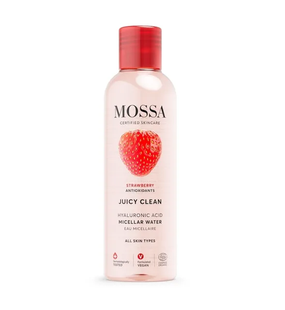 Mossa Juicy Clean micelární voda s kyselinou hyaluronovou 200 ml