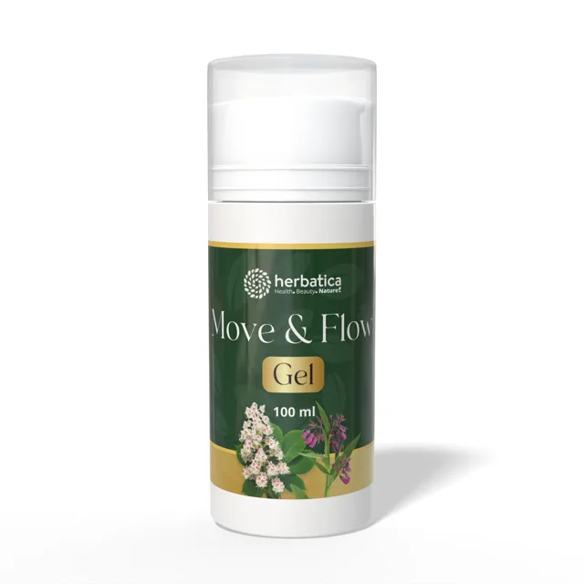 Move & Flow Gel – kostivalovo-kaštanový gel – 100 ml - Herbatica