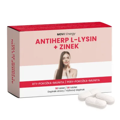 MOVit AntiHerp L-Lysin + Zinek 30 tablet