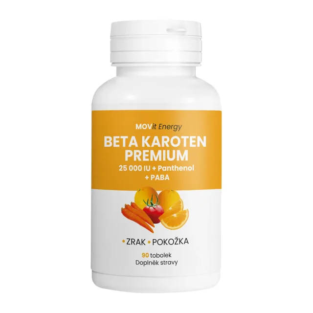 MOVit Beta karoten 25000 IU+Panthenol+PABA 90 tablet