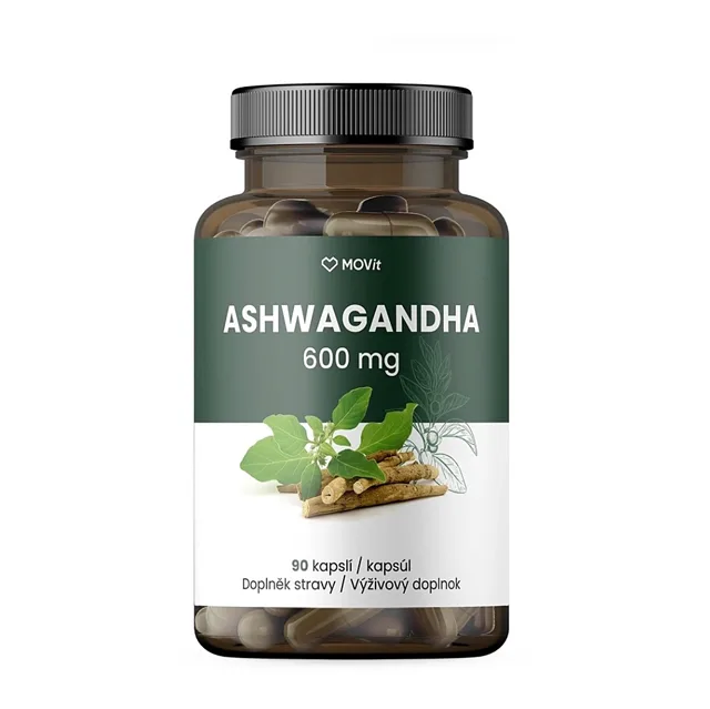 MOVIT ENERGY Ashwagandha 600 mg premium 5% withanolidů 90 kapslí