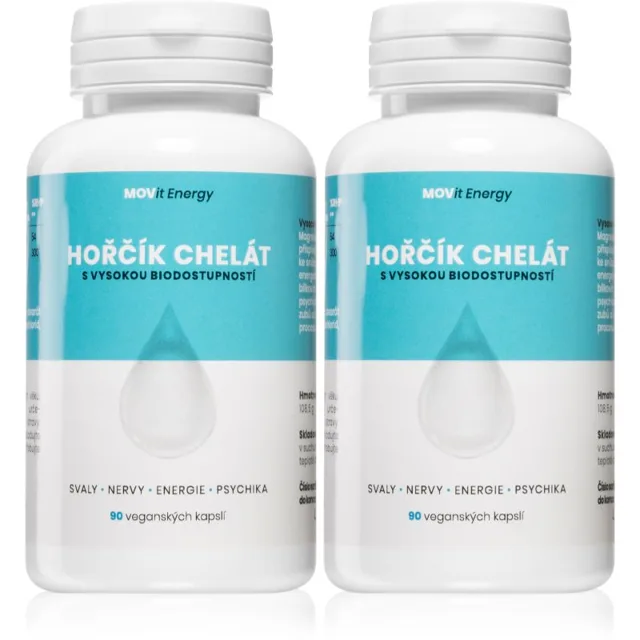 Movit Energy Hořčík Chelát Duo Pack sada pro efektivní doplnění hořčíku