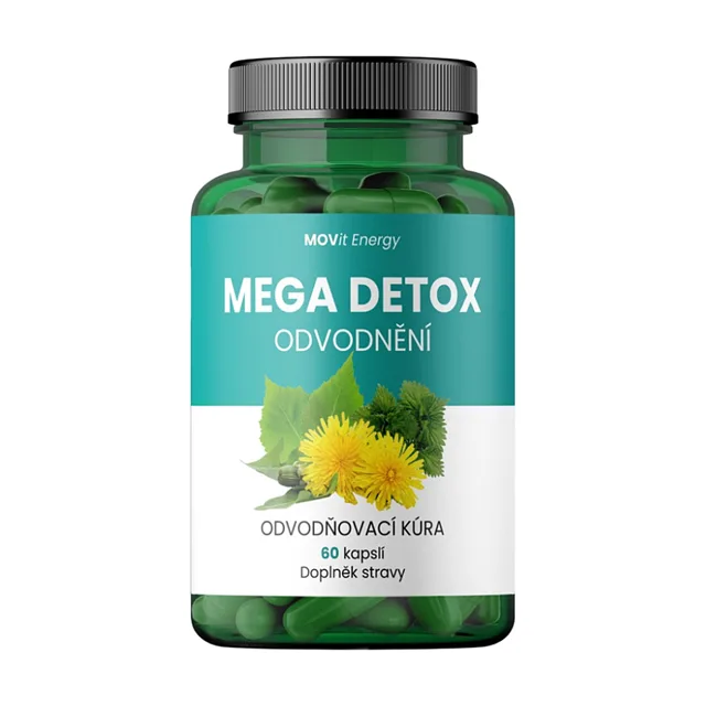 MOVIT ENERGY Mega detox odvodnění 60 kapslí