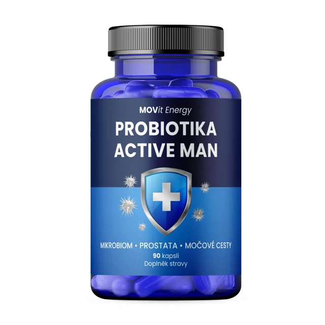 MOVit Energy Probiotika Active man 90 kapslí