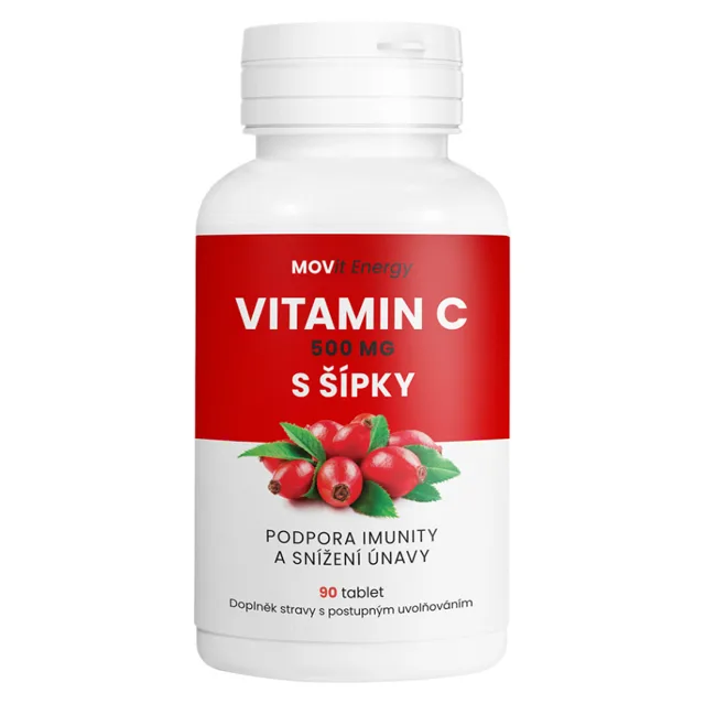 MOVIT ENERGY Vitamin C 500 mg se šípky 90 tablet