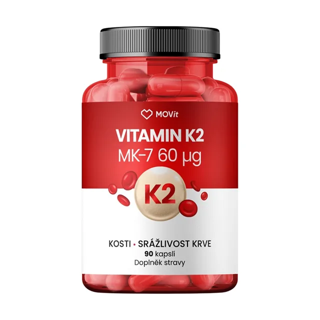 MOVIT ENERGY Vitamin K2 MK-7 60 mcg, 90 kapslí