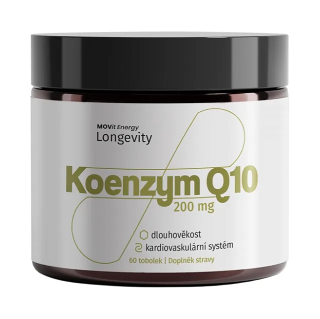 MOVIT LONGEVITY Koenzym Q10 200 mg Extra Strong 60 tobolek