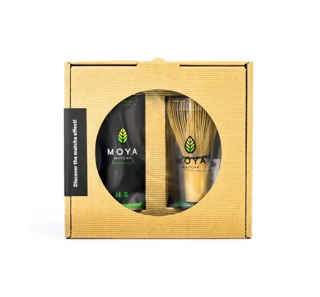 MOYA Matcha & Chasen Set with Matcha Traditional