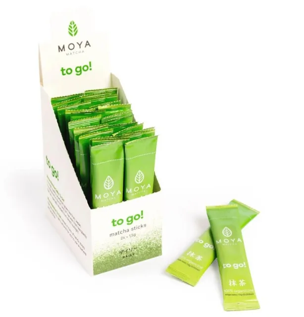 MOYA Matcha To Go! Daily organic japanese green tea - 24 x 1,5 g
