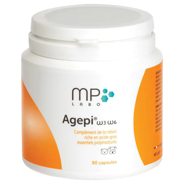 MP Labo Agepi omega 3 a 6 pro psy a kočky - 90 kapslí