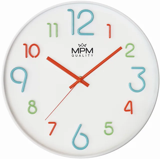 MPM Quality Designové hodiny Neonic s plynulým chodem E01.3459.00