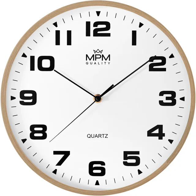 MPM Quality Designové plastové hodiny Madera E01.4462.5100