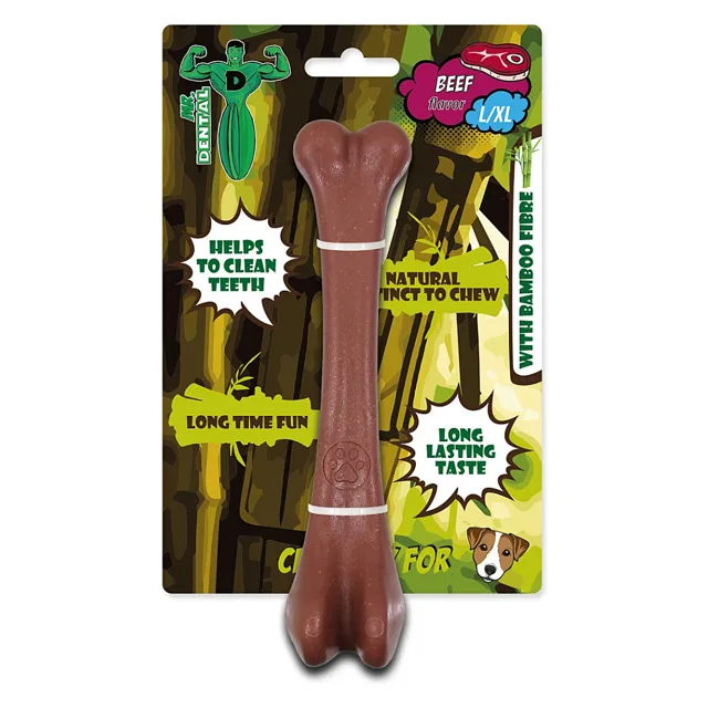 MR. DENTAL Hračka žvýkací bambone kost hovězí L/XL
