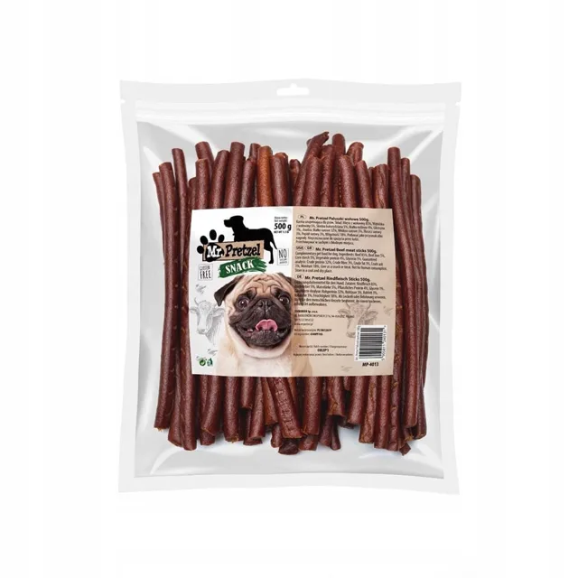 MR. PRETZEL Hovězí tyčinky 500 g psí pamlsek