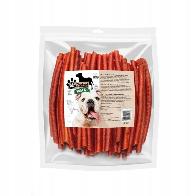 MR. PRETZEL Jehněčí tyčinky 500 g psí pamlsek