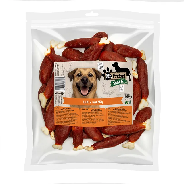 MR. PRETZEL Kachní stehno 500g pamlsek pro psa