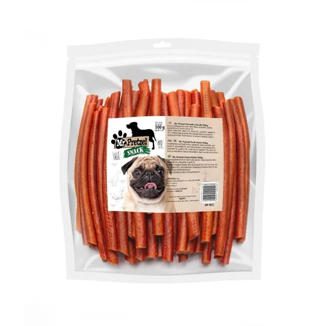 MR. PRETZEL Kachní tyčinky 500 g pamlsek pro psa