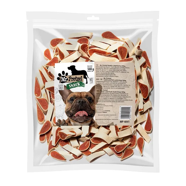 MR. PRETZEL Kapka s jehněčím masem 500 g pamlsek pro psa