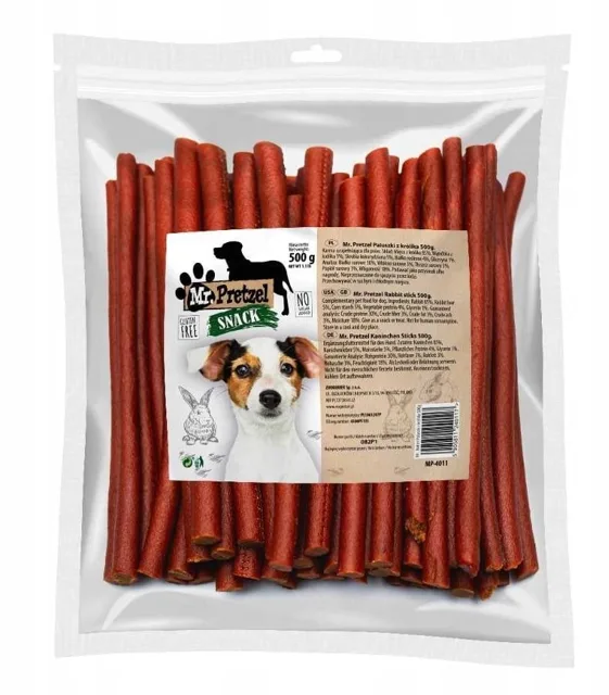 MR. PRETZEL Kousky z králíka 500 g pamlsek pro psa
