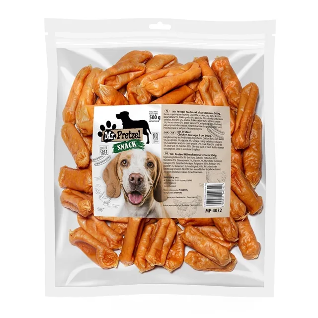 MR. PRETZEL Kuřecí klobásky 500 g pamlsek pro psa