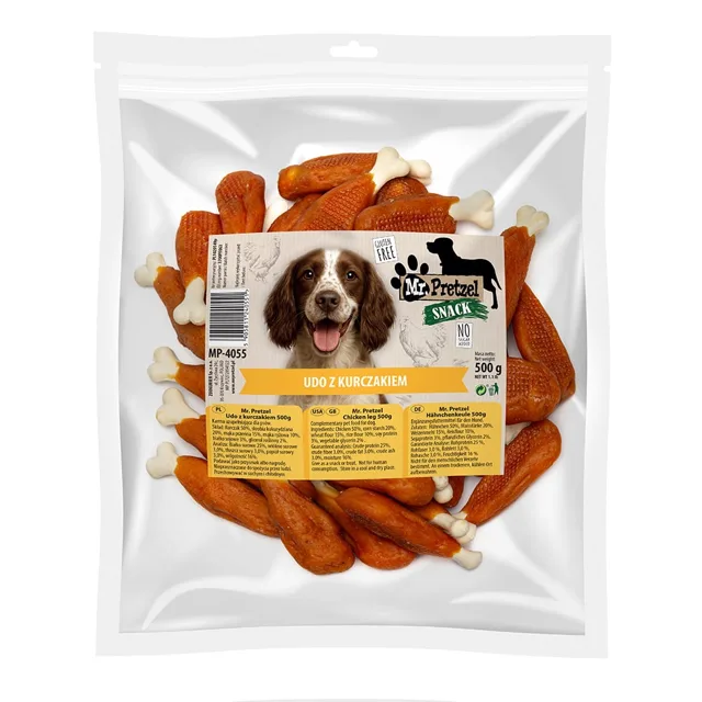 MR. PRETZEL Kuřecí stehno 500g pamlsek pro psa