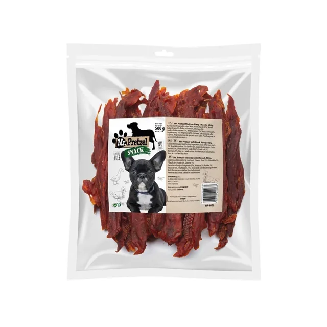 MR. PRETZEL Měkké filety z kachny 500 g pamlsek pro psa
