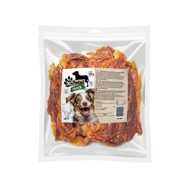 Mr. Pretzel Pamlsky pro psy sušené filety z kuřete 500g