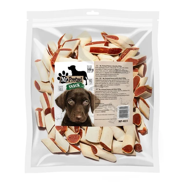 MR. PRETZEL Penne s kachnou 500 g pamlsek pro psa