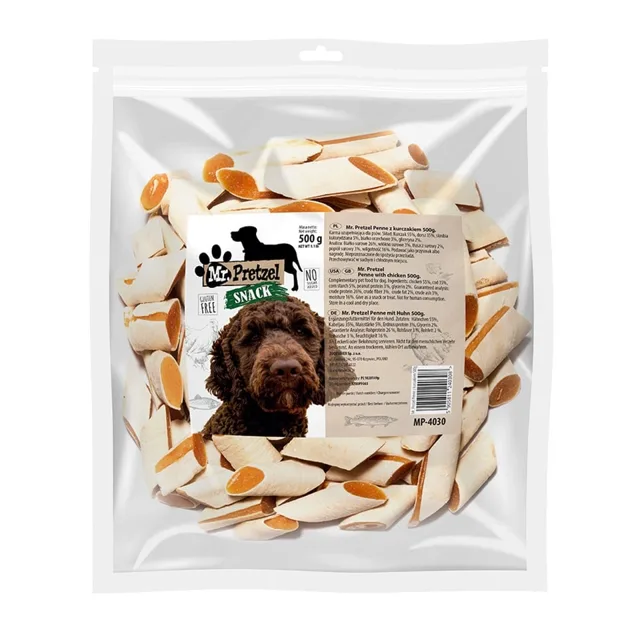 MR. PRETZEL Penne s kuřecím masem 500 g pamlsek pro psy