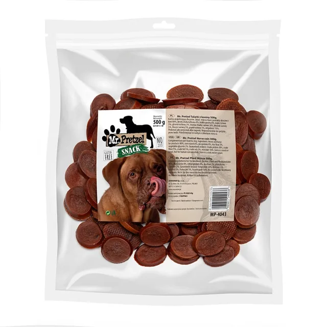MR. PRETZEL Plátky koňského masa 500g pro psa