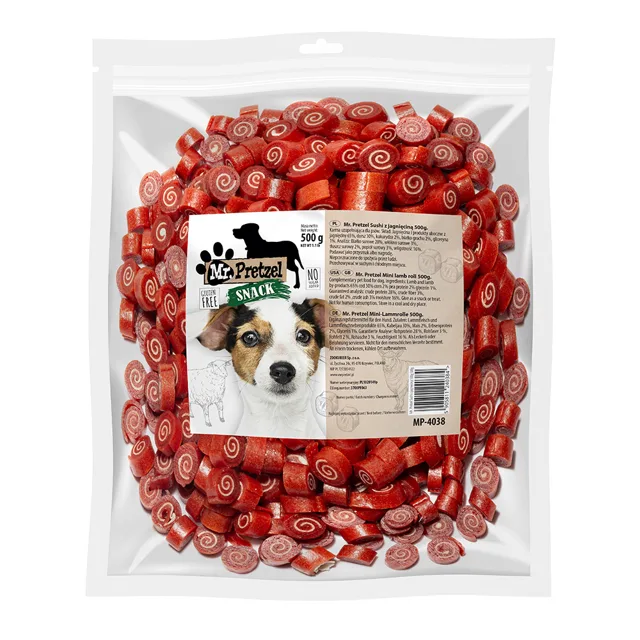 MR. PRETZEL Sushi s jehněčím 500 g pamlsek pro psa