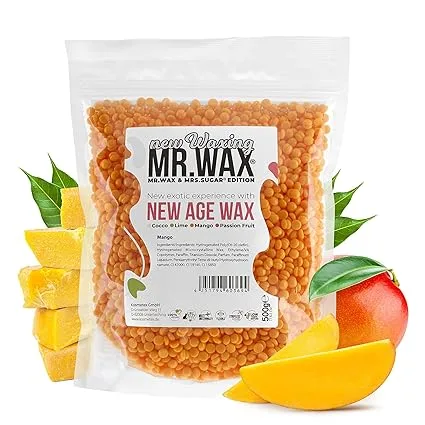 Mr. Wax New Age voskovací mangové voskové perličky na depilaci 500g