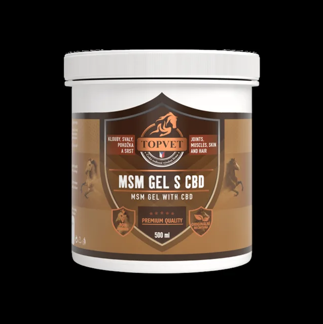 MSM gel s CBD – 500 ml – Green idea